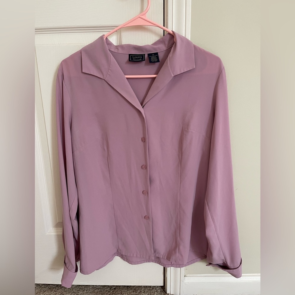 Laura Scott button up blouse size 12